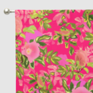 Pink rose hip , pink wild rose hip blackout curtains
