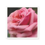 Pink Rose I Pretty Floral Photography Napkins