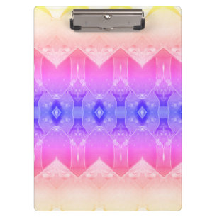 Pink Rose Ikat Too Pouf Ipanema Clipboard