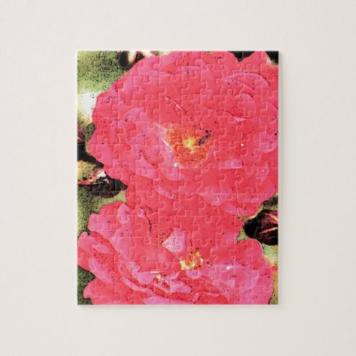 Pink Rose Jigsaw Puzzle