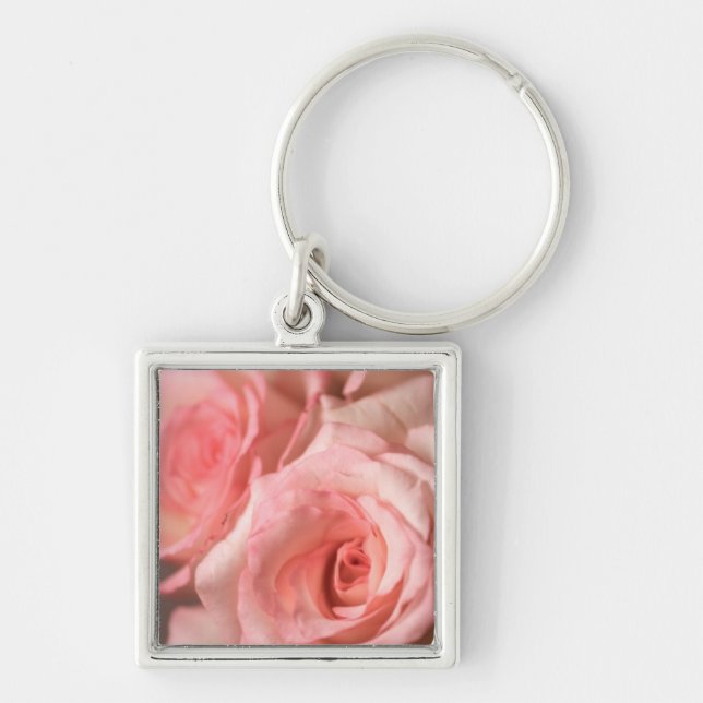 Pink Rose Keychain (Front)