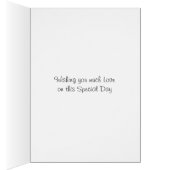 Pink Rose Love Card (Inside (Right))