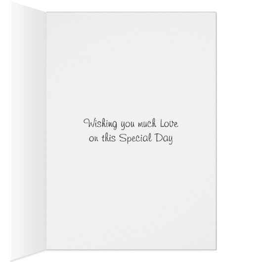 Pink Rose Love Card (Inside (Right))