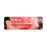 Pink Rose Mailing Label