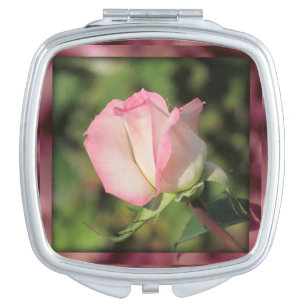 Pink Rose Makeup Mirror
