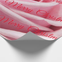Pink Rose Merry Christmas