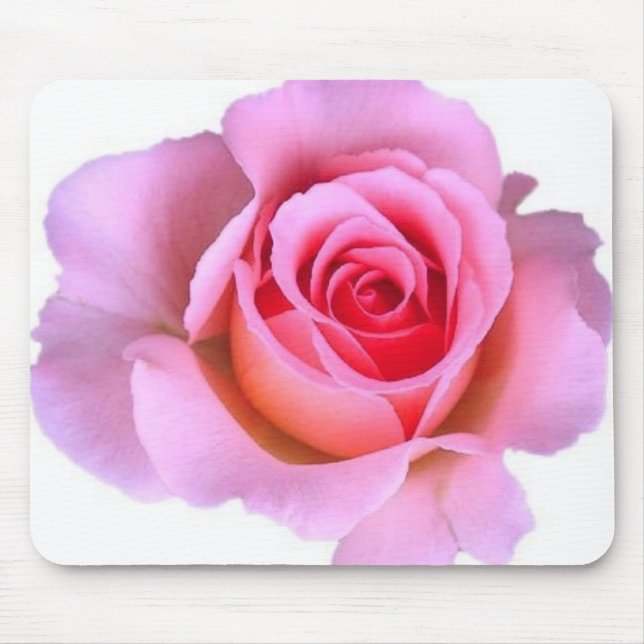 pink rose mousepad (Front)