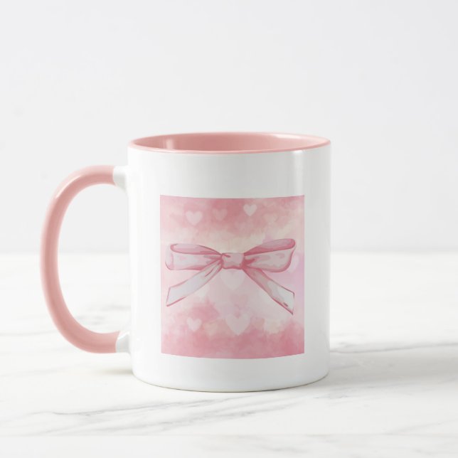 Pink rose mug (Left)
