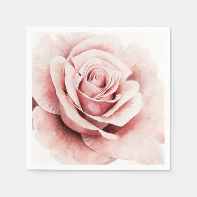 Pink Rose Napkins (Front)