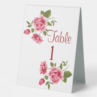 Pink Rose Numbered 