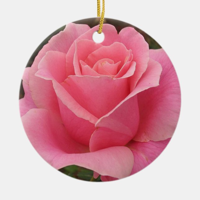 Pink Rose Ornament (Front)