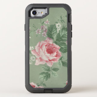 Pink Rose OtterBox Defender iPhone SE/8/7 Case
