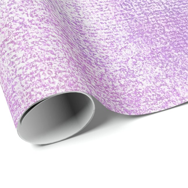 Pink Rose Paint Blush White Lilac Linen Watercolor Wrapping Paper (Roll Corner)