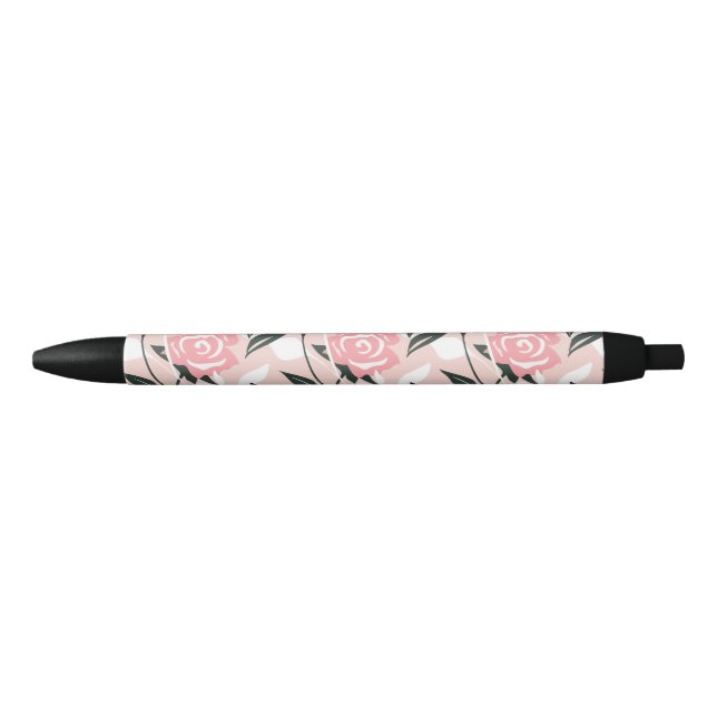 Pink rose pattern pen (Front)