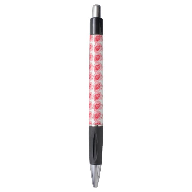 Pink Rose Pen (Front Vertical)