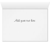 Pink Rose Petals Cards (Inside Horizontal (Bottom))