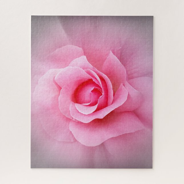 Pink rose petals jigsaw puzzle (Vertical)