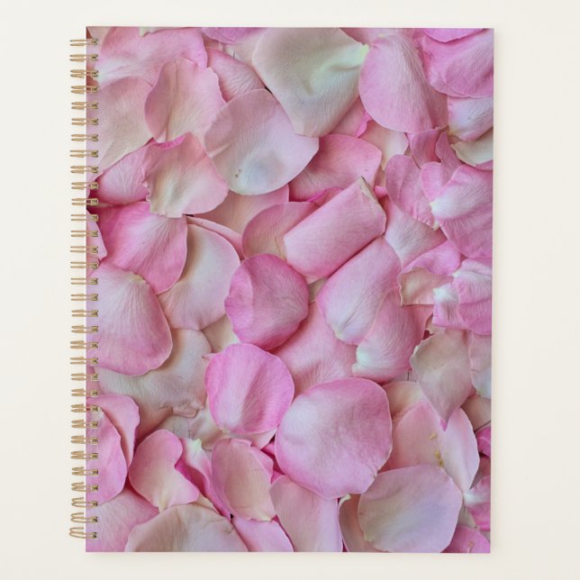 Pink Rose Petals Pattern-31940 Planner (Front)