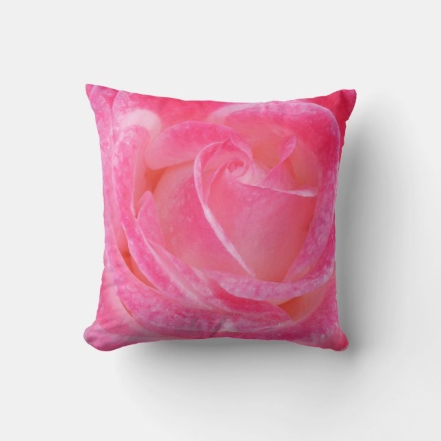 Pink Rose Pillow (Front)