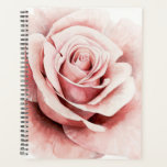 Pink Rose Planner<br><div class="desc">Pink Rose I by Grace Popp. Features an up-close rose in a beautiful muted palette.</div>
