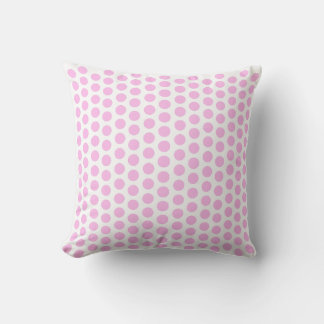 Pink Rose Point Throw Pillow