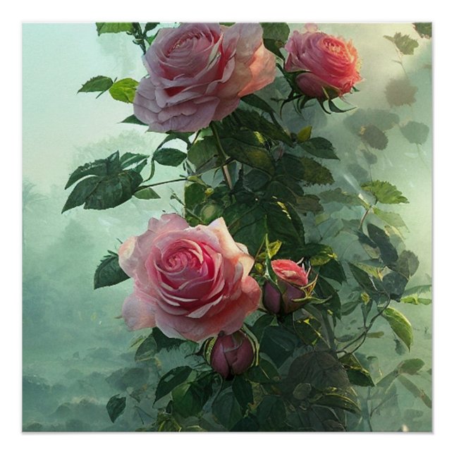 Pink Rose - Poster (Front)