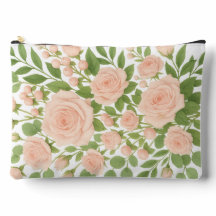 Pink Rose Print Cut Sew Bag