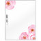 Pink Rose Print Dry-Erase Board
