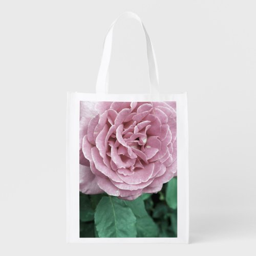 Pink Rose Reusable Grocery Bag