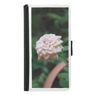 pink rose samsung galaxy s5 wallet case