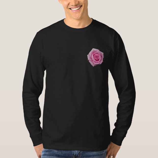 Pink Rose Shirts Novelty Bouteniere Rose (Front)