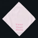 Pink Rose Soft Pale White Pastel Solid Color Bandana<br><div class="desc">Pet Bandana printed with Pink Rose Soft Pale White Pastel Solid Color background illustration and select products by TheFabricSeal print on demand shop at Zazzle.com #ZazzleMade https://www.zazzle.com/store/thefabricseal TheFabricSeal©️Original.  Pastel Pink Rose Color is a soft, warm hue that blends the gentle blush of a blooming rose with the subtlety of a...</div>