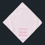 Pink Rose Soft Pale White Pastel Solid Color Bandana<br><div class="desc">Pet Bandana printed with Pink Rose Soft Pale White Pastel Solid Color background illustration and select products by TheFabricSeal print on demand shop at Zazzle.com #ZazzleMade https://www.zazzle.com/store/thefabricseal TheFabricSeal©️Original.  Pastel Pink Rose Color is a soft, warm hue that blends the gentle blush of a blooming rose with the subtlety of a...</div>