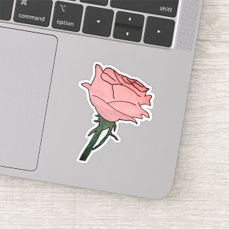 Pink Rose Sticker