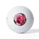 Pink Rose Sunny Garden Floral Golf Balls
