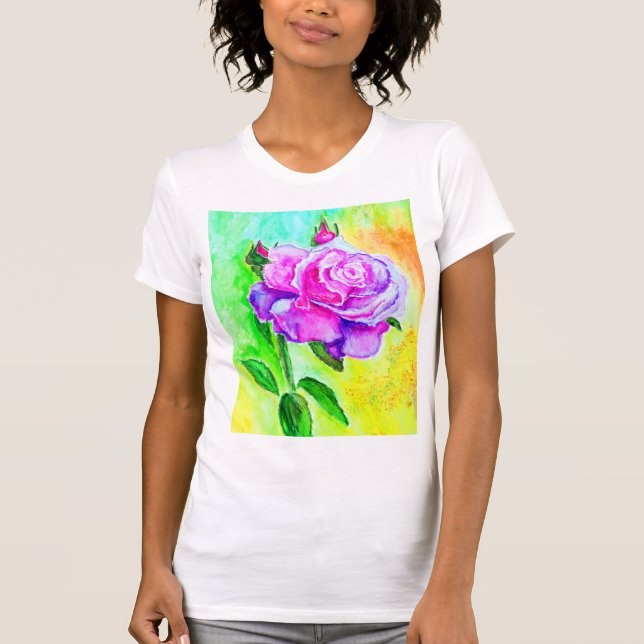 Pink Rose T-Shirt (Front)
