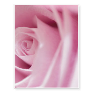 Pink Rose Temporary Tattoos
