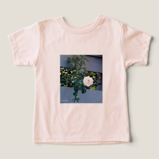 Pink Rose Toddler's Toddler T-shirt (Design Front)