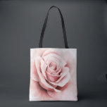 Pink Rose Tote Bag<br><div class="desc">Pink Rose I by Grace Popp. Features an up-close rose in a beautiful muted palette.</div>