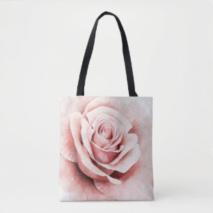 Pink Rose Tote Bag