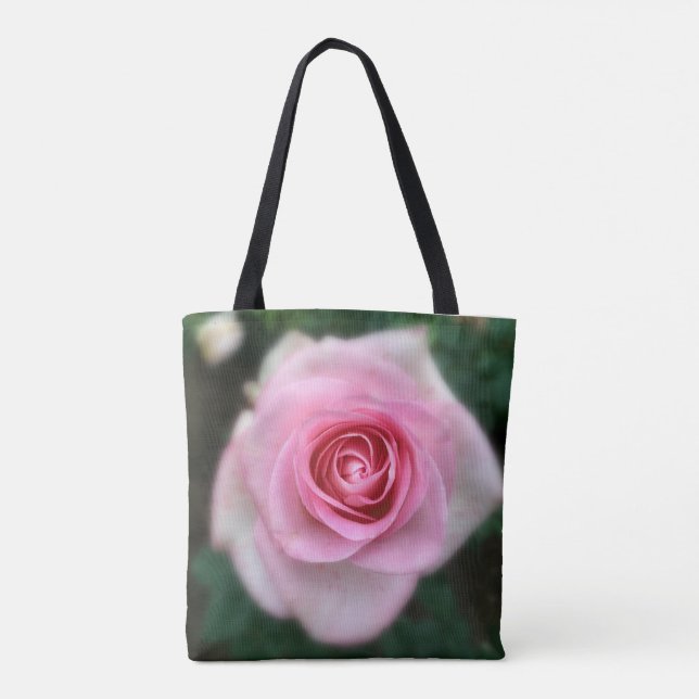 Pink Rose Tote Bag (Back)