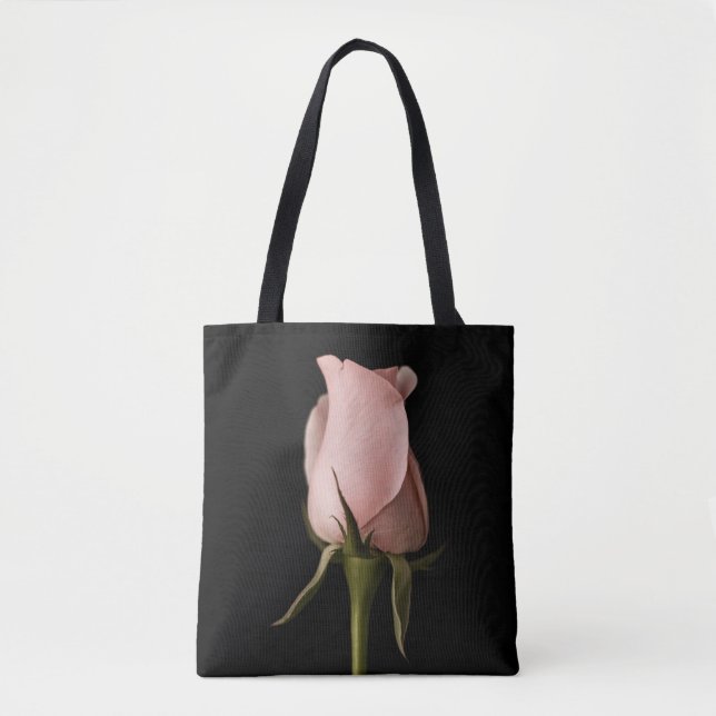 Pink Rose Tote Bag (Front)