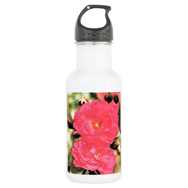 Pink Rose Water Bottle (Front)
