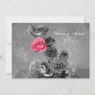 Pink Rose wth Monogram