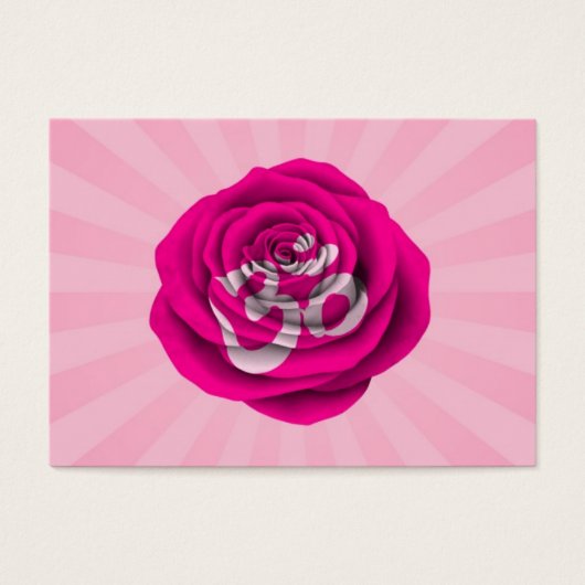Pink Rose Yoga Om (Front)