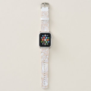 Pink Rosegold: Abstract Geometric Luxury Apple Watch Band