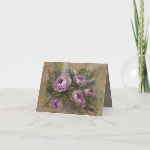Pink Roses 4 x 5.6" Card