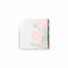 Pink Roses 4x6 post it notes pad
