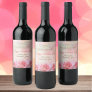 Pink Roses and Dew Drops Mother's Day Wine Label