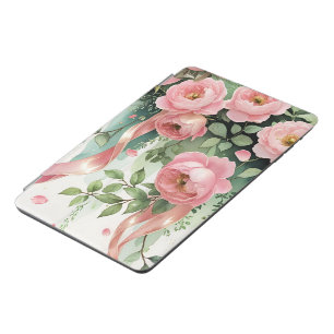 Pink Roses and Ribbons iPad Mini Cover